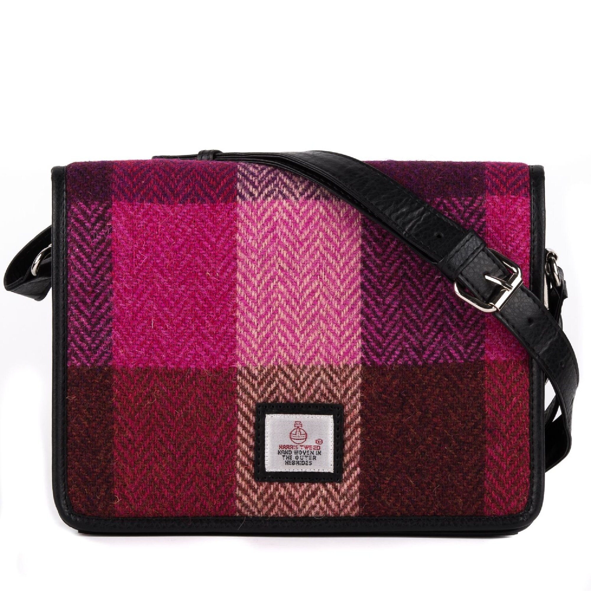 Genuine Harris Tweed and Leather Shoulder Bag Various Etsy