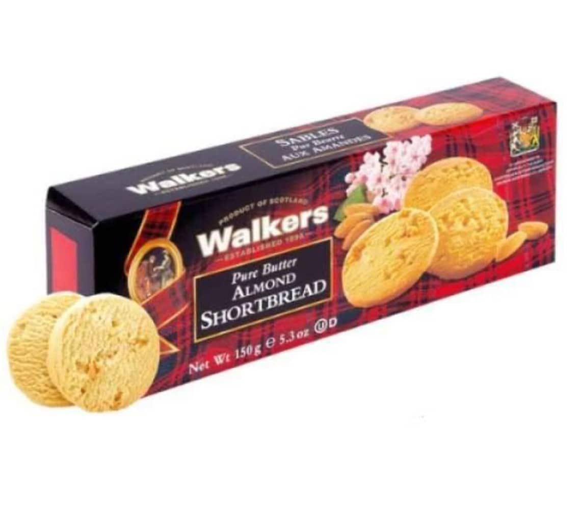 Scottish Shortbread. Walkers Handmade Pure Butter Almond Etsy