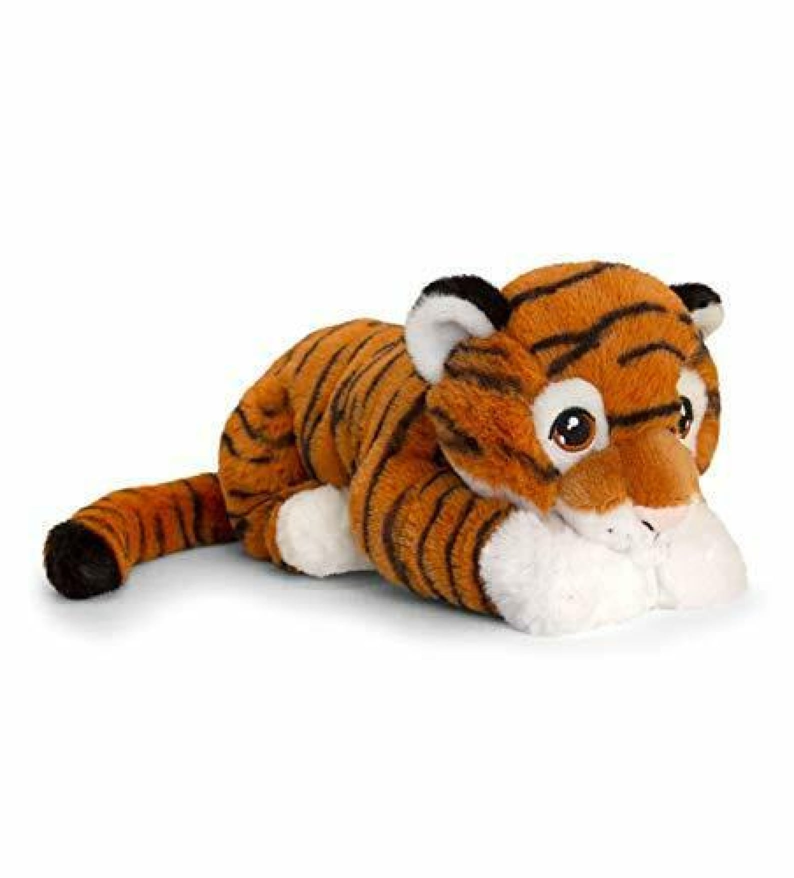 Keel Soft Toy Tiger Lying Down Animal soft toy for all Etsy