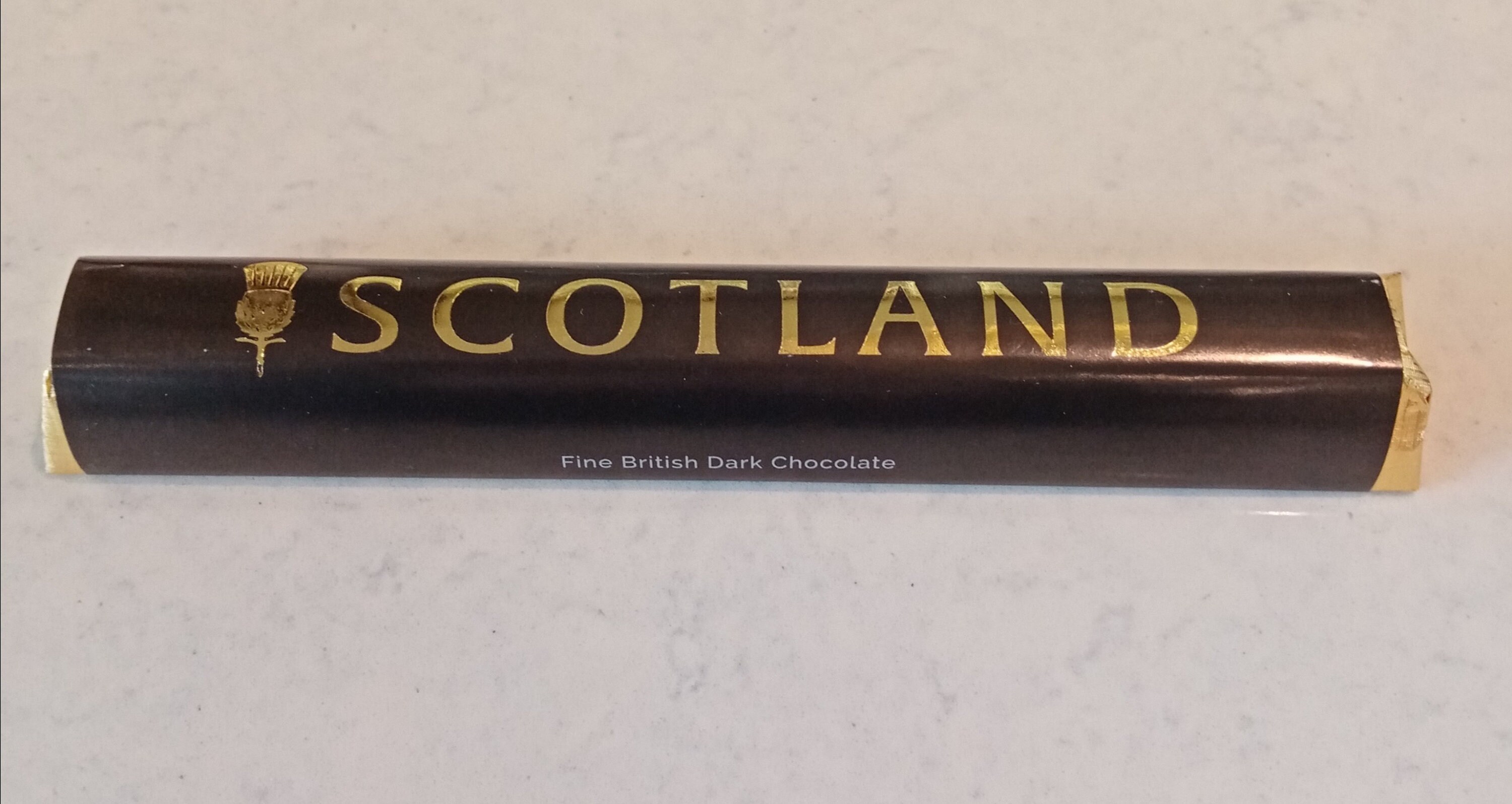 British Made Luxury Dark Chocolate Bar with Souvenir Scotland Etsy