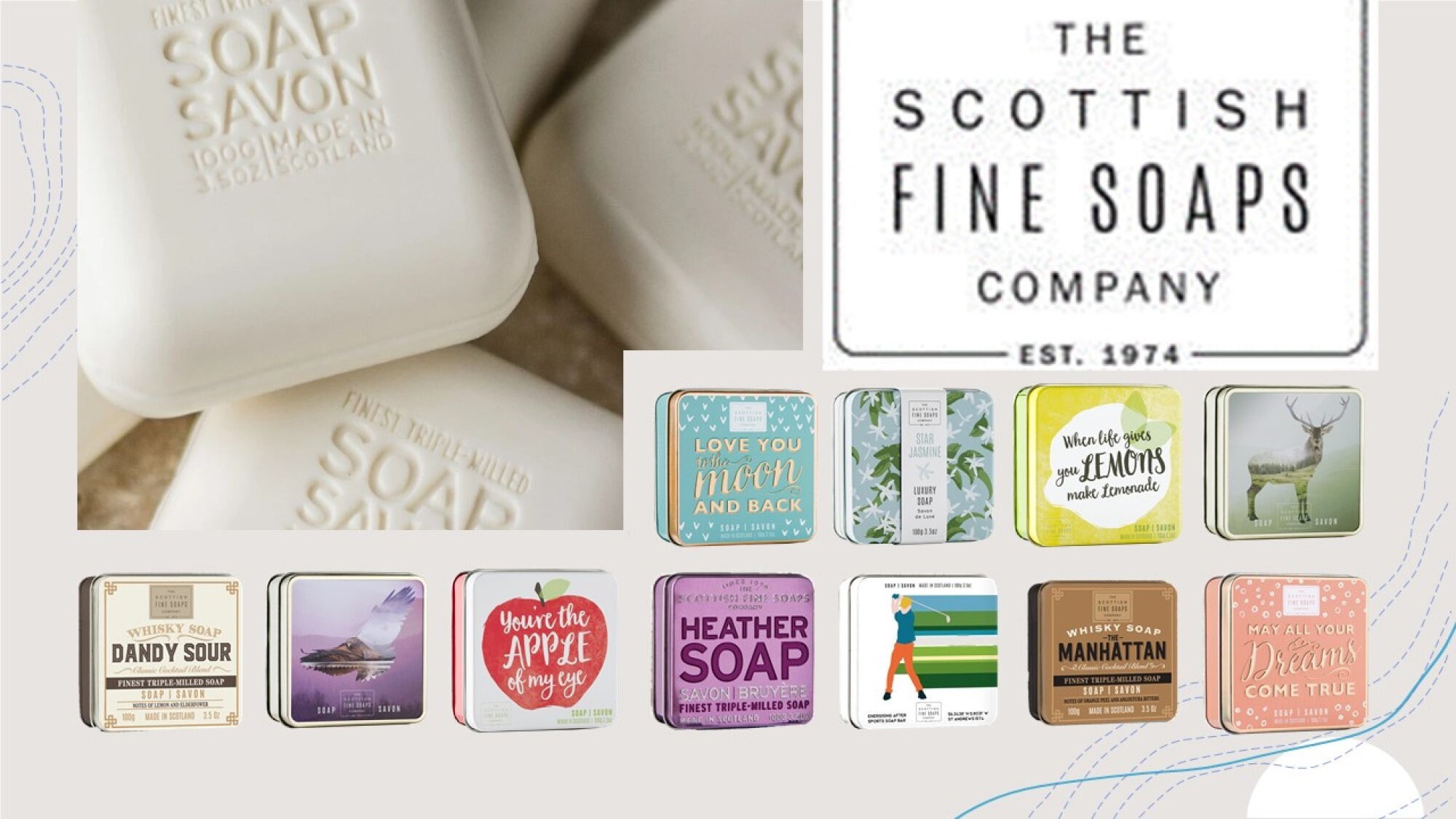 The Scottish Fine Soaps Company Seife in einer Dose 100g Etsy
