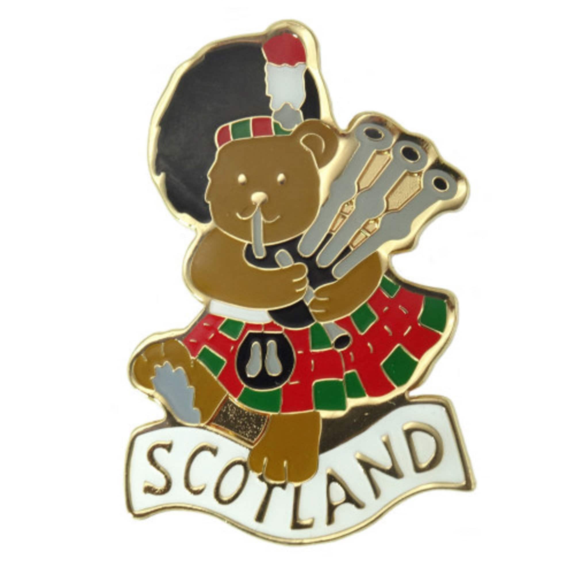 Scottish Souvenir Hand Painted Enamel on Metal Fridge Magnet | Etsy