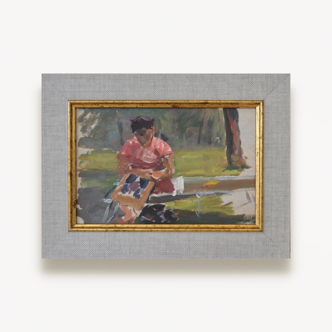Mid Century Original Oil Painting. by Soviet Ukrainian Artist - Etsy UK