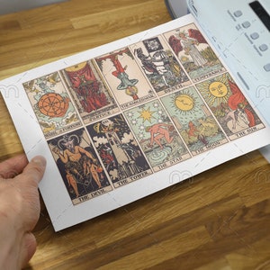 Instant Download &amp; Printable | Tarot Card Deck | 78 of Rider Waite ...