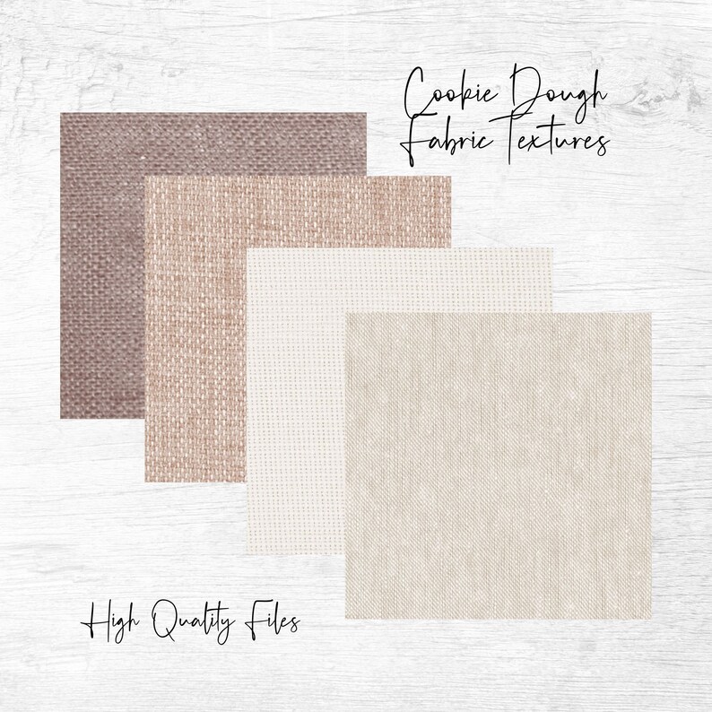 Set of 20 Papers For Personal /& Commercial Projects Digital Download Cookie Dough Fabric Textures Background Papers
