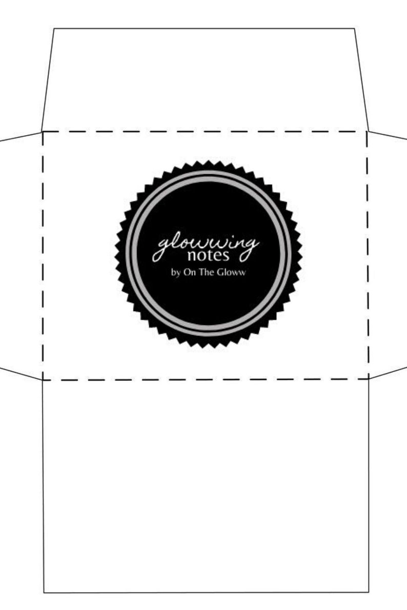 printable body positivity birthday card envelope template etsy