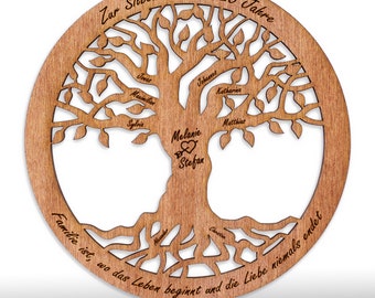 Baum des Lebens "Hochzeit / Liebe" | personalisiert
