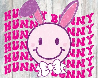 0166 - Hunny Bunny | Heat Transfer Ready to Press Sublimation DTF Cotton Shirt Film Transfer