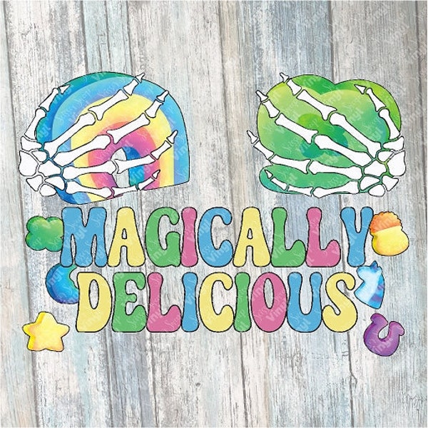 1068 - Magically Delicious | Heat Transfer Ready to Press Sublimation DTF Cotton Shirt Film Transfer
