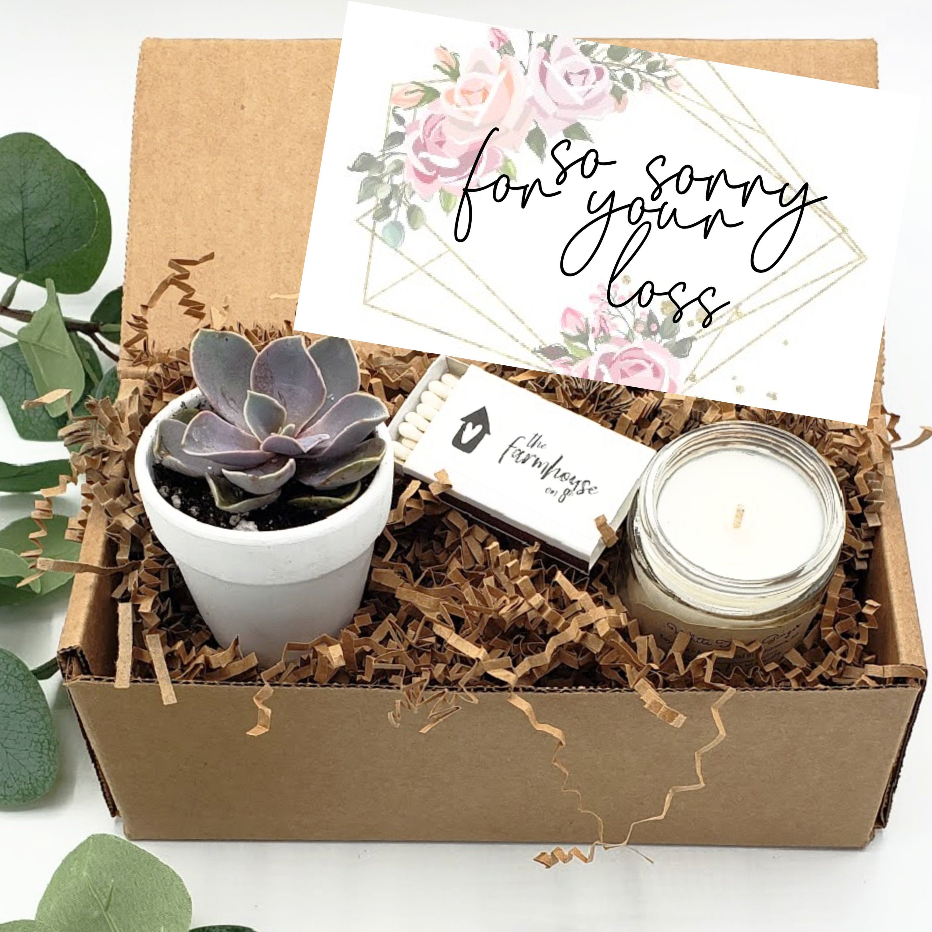 Miscarriage Gift Box so Sorry for Your Loss Infant Loss Etsy