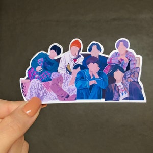 BTS Life Goes On OT7 Aufkleber