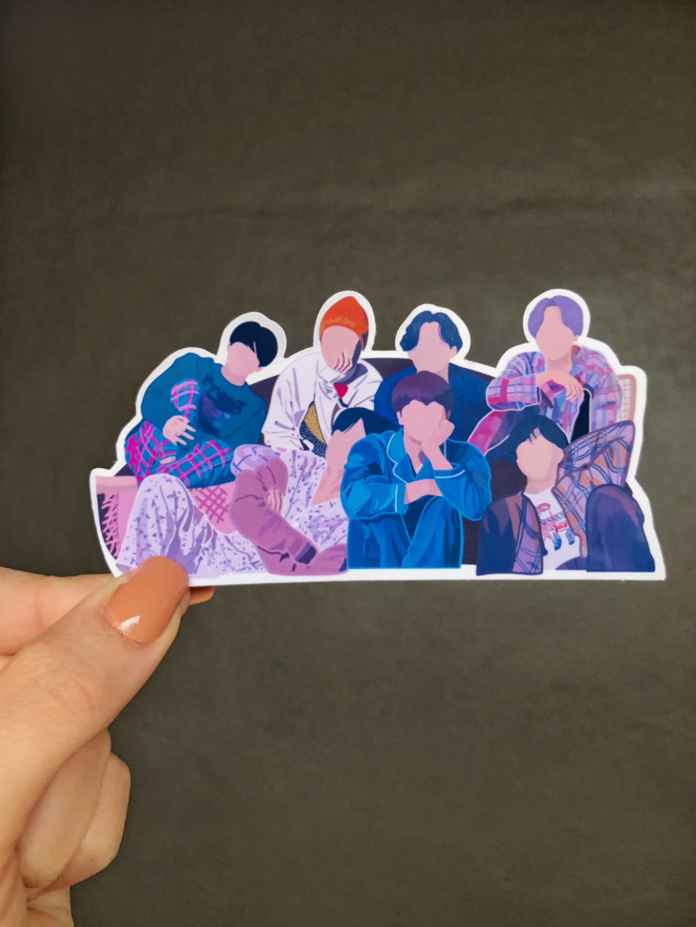 BTS Life Goes on OT7 Sticker - Etsy