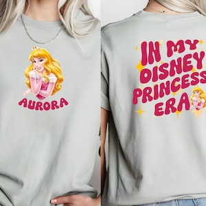 Comfort Colors In My Princess Era Tour Shirt, Disney Elsa Cinderella Tee, Disney Family Shirt, Epcot Theme Park Gift, Princess Disney Tee