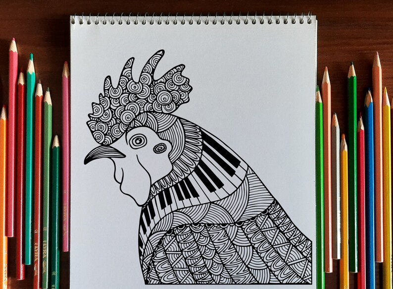 Download Zentangle Rooster Bird Svg Drawing Card Digital Design Printable File Silhouette Coloring Page Adult Cutting Cut Cricut Mandala Eps Dxf Png Pet Supplies Urns Memorials Tomtherapy Co Il