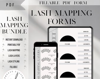 Ausdruckbare Wimpernverlängerungs-Formulare (PDF)