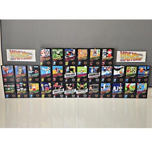 NES 30 original release Black Box Titles - Reproduction Box Manual Dust Sleeve Complete Set Available Nintendo Entertainment System