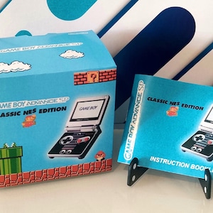 gba SP Game Boy Advance SP Box Game Boy Advance Manuale Classic NES Edition