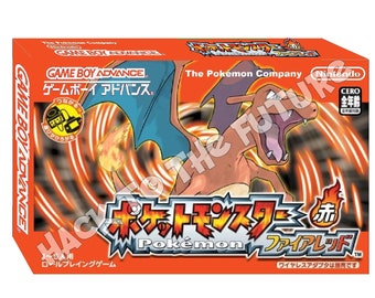 Fire Red Gba Etsy Ireland