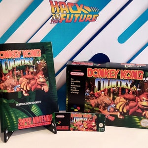 Boîte et manuel de Donkey Kong Country - SNES édition PAL