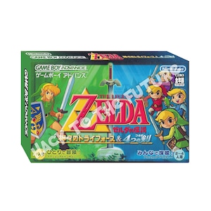 Japanese GBA: Zelda - A Link to the Past / Four Swords - Box & Tray
