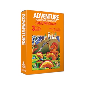 Adventure Atari 2600 Custom box