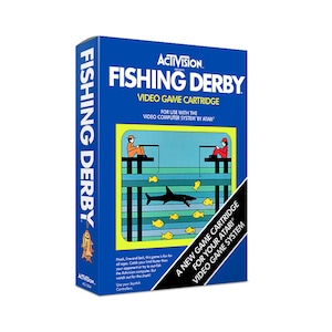 Fishing Derby Atari 2600 Custom box
