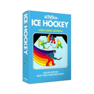 Ice Hockey Atari 2600 Custom box
