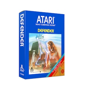 Defender Atari 2600 Custom box
