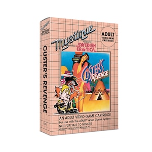 Custer's Revenge Atari 2600 Custom box image 1