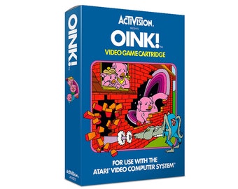 Oink! Atari 2600 Custom box