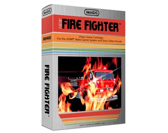 Fire Fighter Atari 2600 Custom box