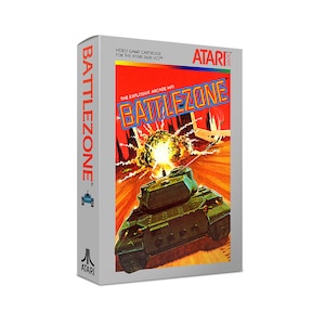 Battlezone Atari 2600 Custom box