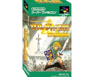 The Legend of Zelda: A Link to the Past Zelda no Densetsu ゼルダの伝説 神々のトライフォース Super Famicom Box and Tray