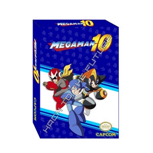 Mega Man 10 NES - Scatola personalizzata e custodia antipolvere - Regalo per giocatori, regalo per fidanzato