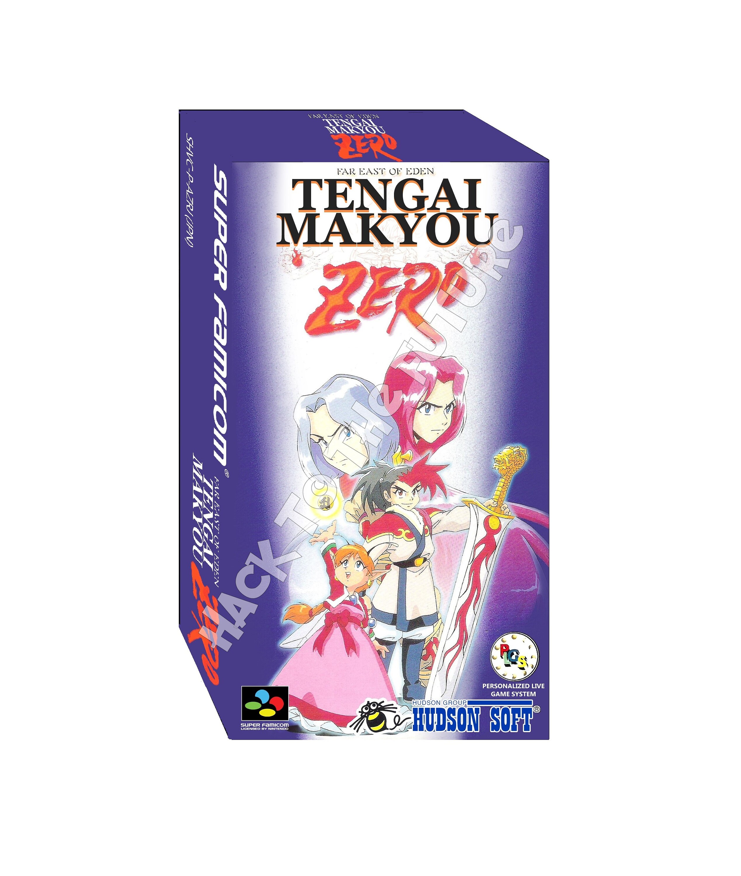 Super Famicom Tengai Makyou Zero Far East Of Eden 天外魔境てんがいまきょうゼロ Box Insert Only