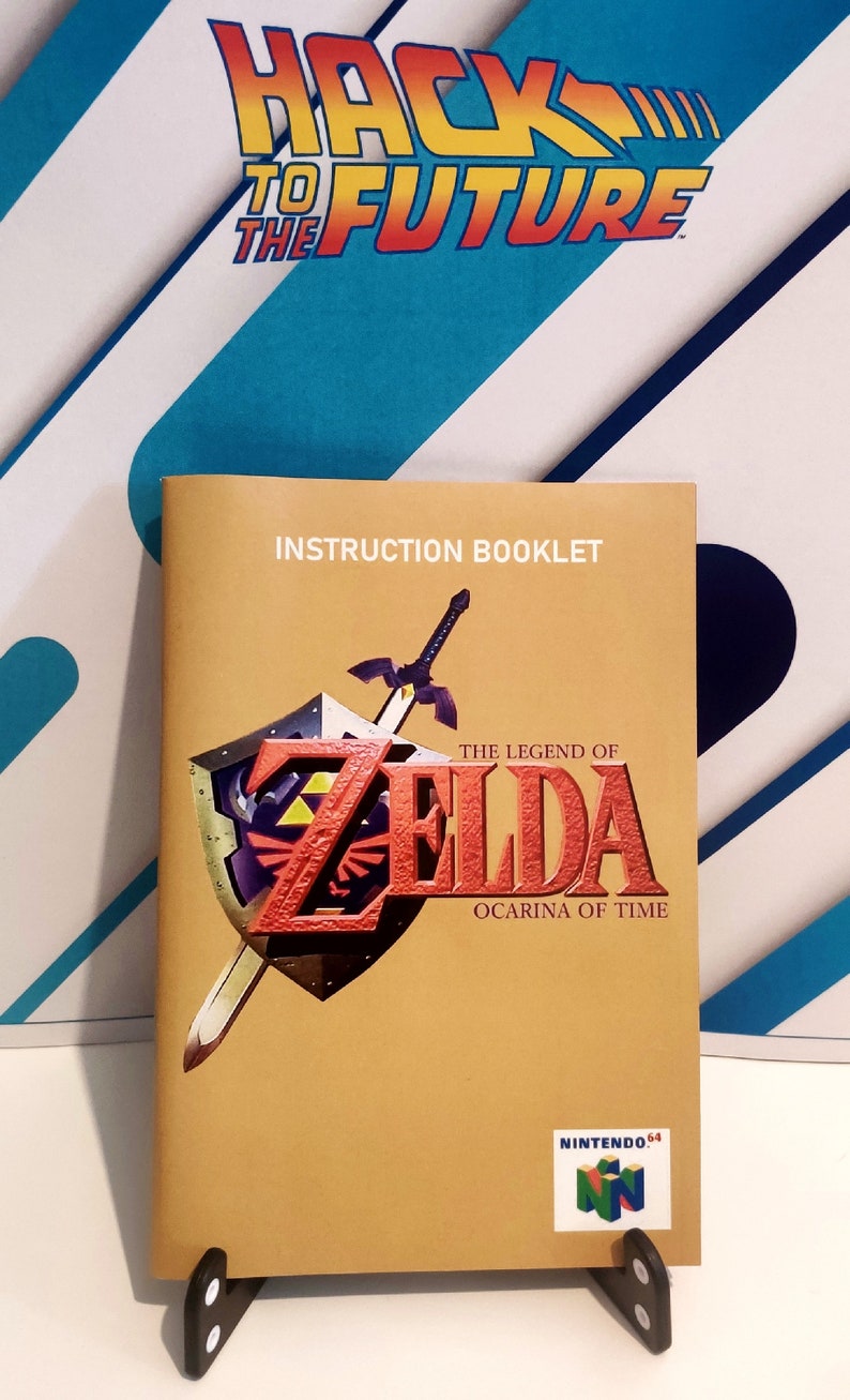Nintendo 64 Guide.pdf Zelda Ocarina of Time N64 Box & Manual - USA Version - Etsy