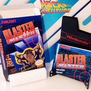 Custodia antipolvere per il manuale della scatola NES di Blaster Master
