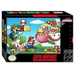 Boîte de jeu SNES : Super Mario World - The Crown Tale
