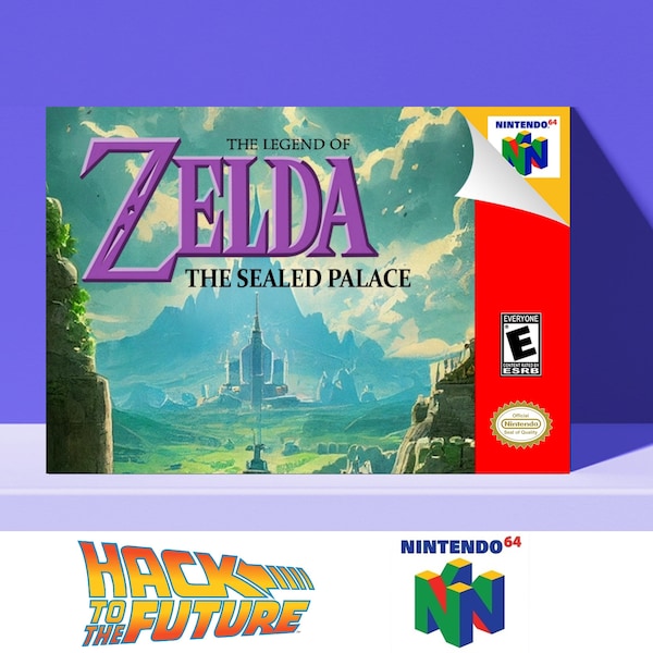 The Legend of Zelda The Sealed Palace N64 Custom Box und Tray Gamer Geschenk für Männer Freund Geschenk
