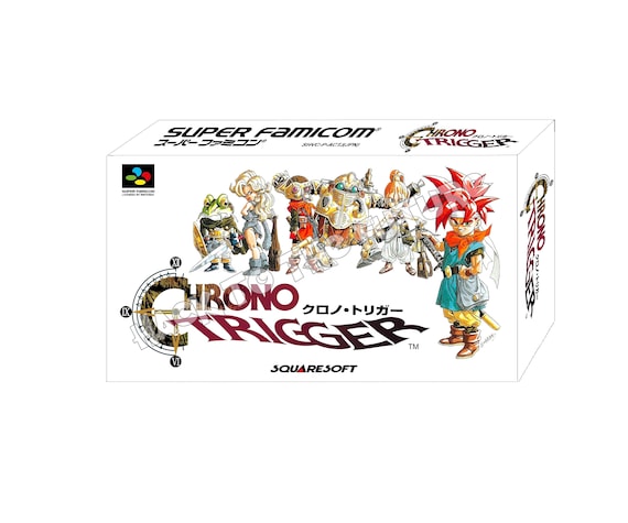 Chrono Trigger クロノ・トリガーkurono Torigā Super Famicom Box and