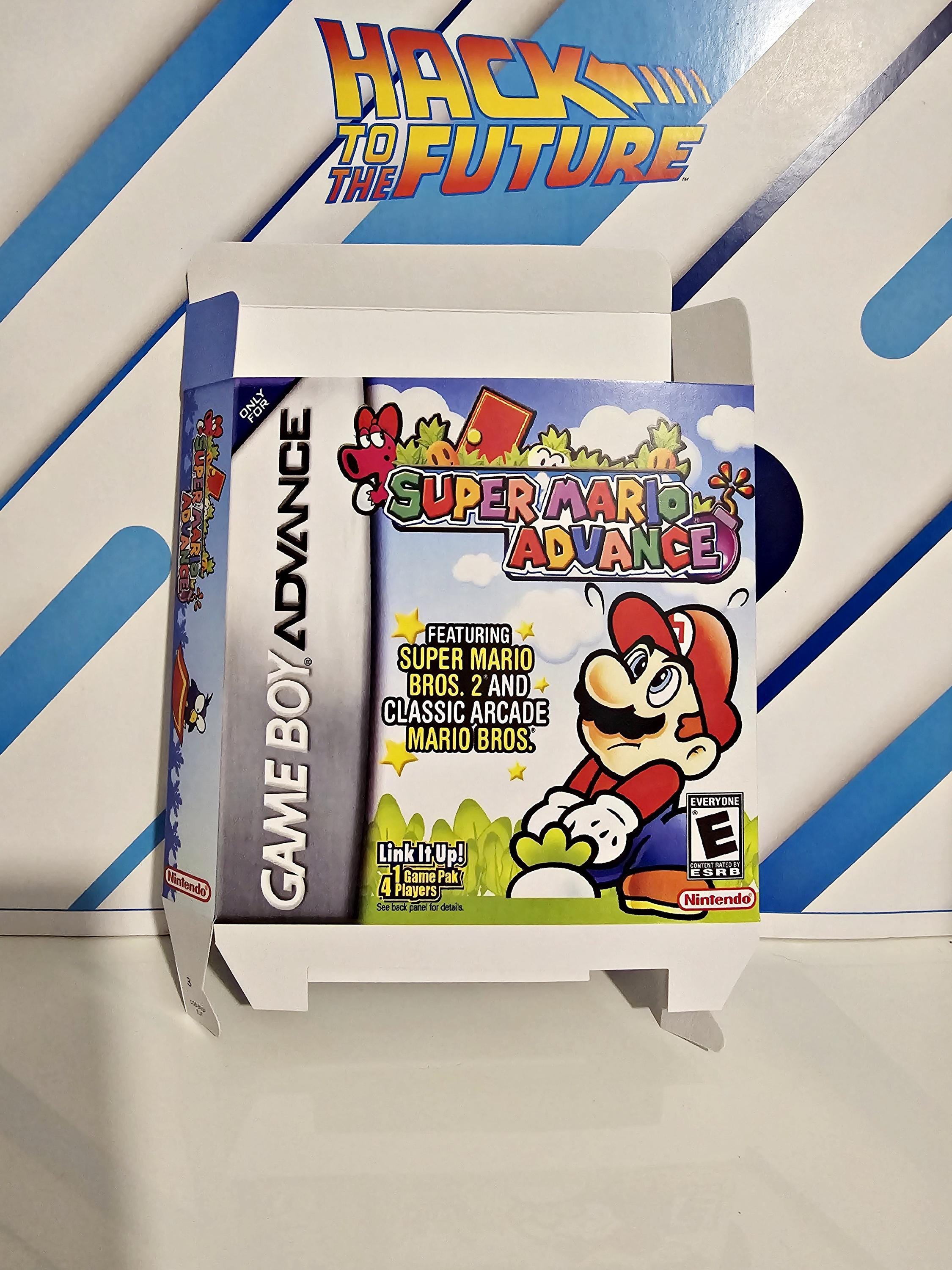 Super Mario Advance Box Manual & Tray Instruction Booklet GBA Game