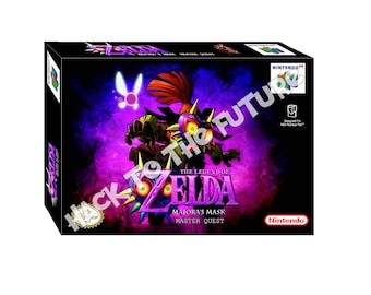 Caixa do jogo N64: Zelda Majora's Mask Master Quest