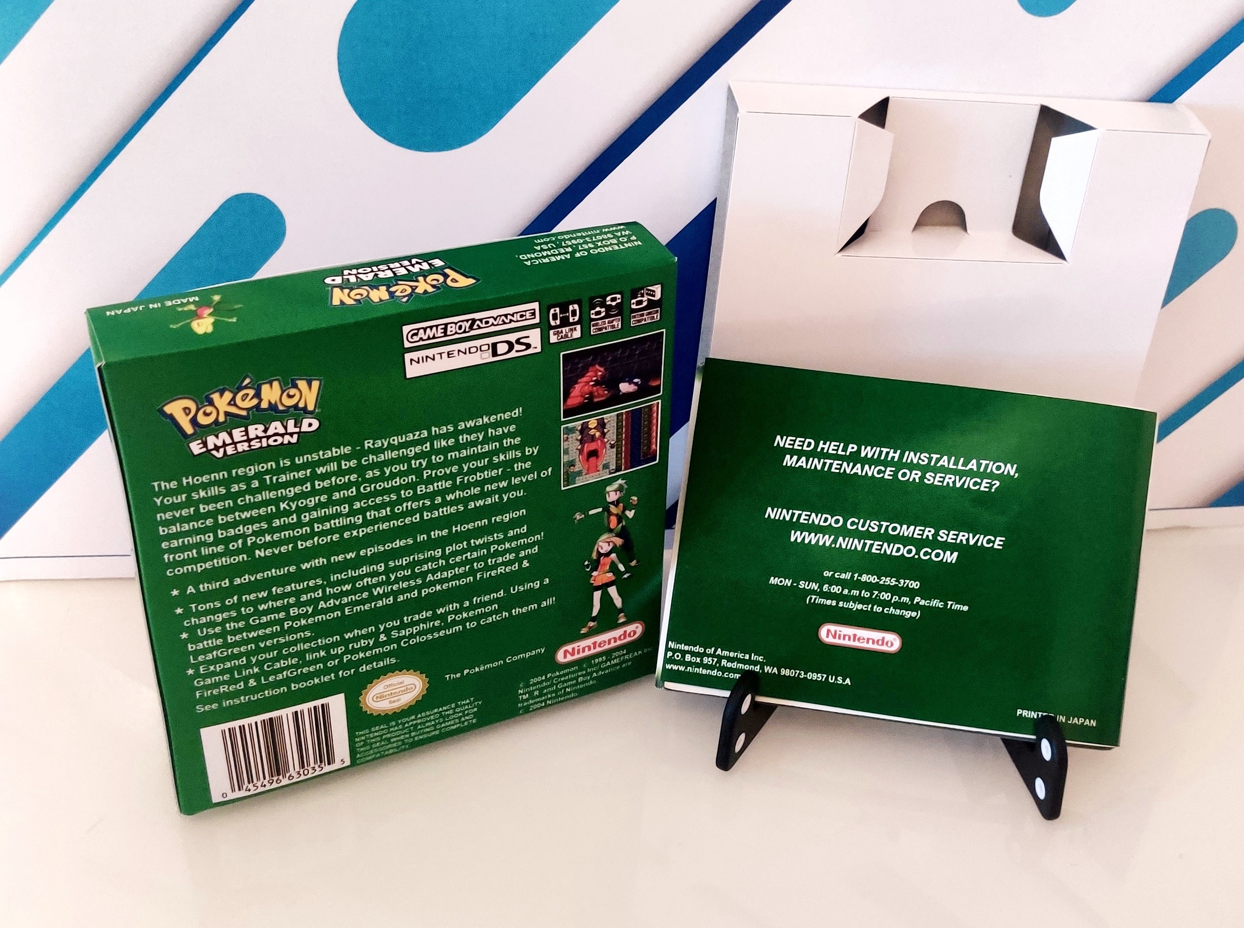 Pokémon Emerald Box Pokémon Emerald Manual Pokemon Emerald
