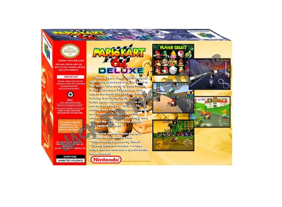 マリオカート64 デラックスボックスとトレイ：N64ゲーマーギフト