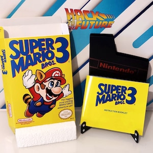 Super Mario Bros 3 NES Box Manual Dust Sleeve SMB3