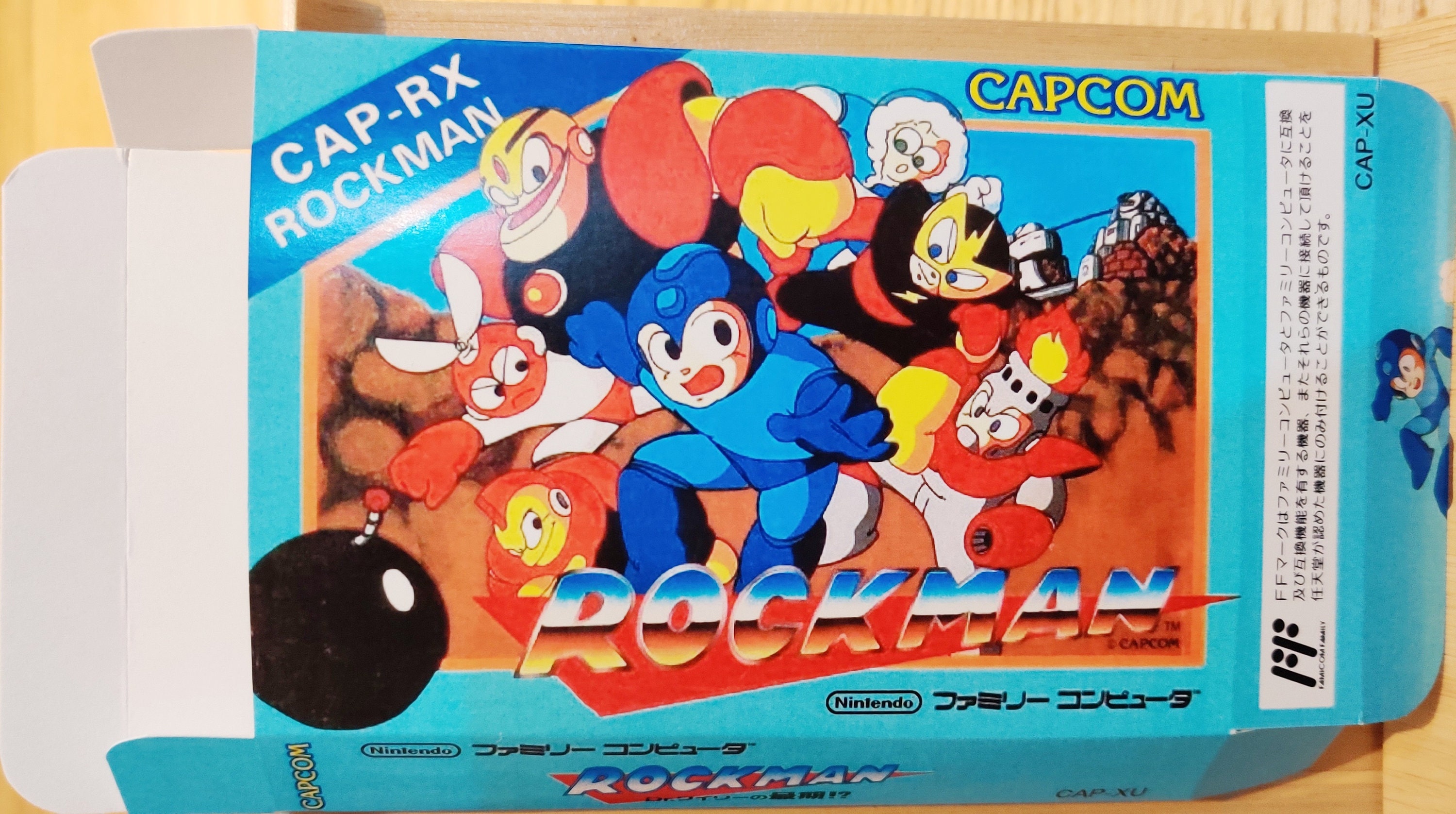 Rockman X Famicom Box and Tray Japanese - Etsy