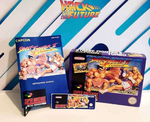 Street Fighter 2 Turbo Box & Manual - SNES PAL Version - Etsy