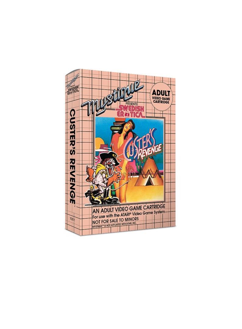 Custer's Revenge Atari 2600 Custom box image 1