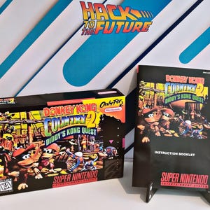 Donkey Kong Country 2 Boîte et manuel : SNES Diddy&#39;s Kong Quest - États-Unis