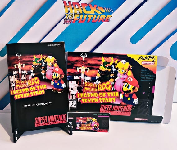 Super Mario RPG SNES Box & Manual Set - Etsy